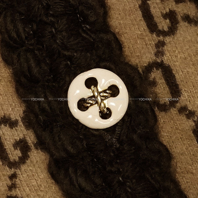 2022年秋冬 GUCCI グッチ カーディガン ニット ベージュ/ブラウン