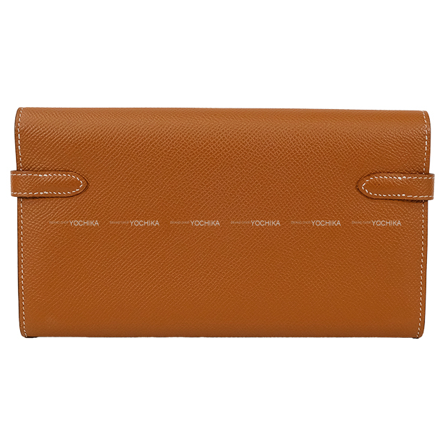 HERMES エルメス 長財布 ケリーウォレット ロング クラシック ゴールド