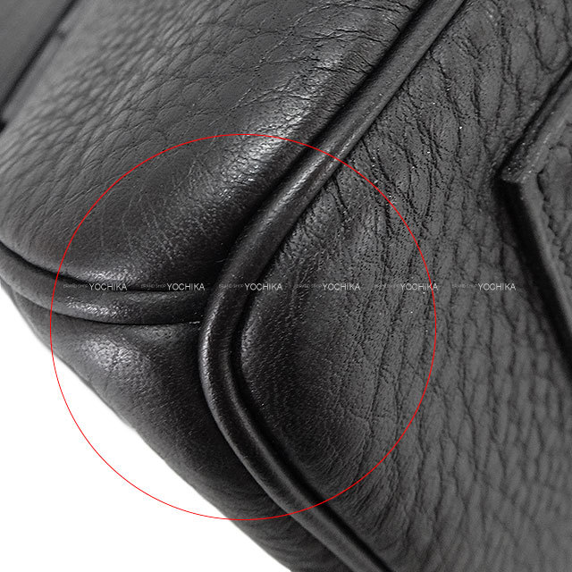 エルメス ショルダーバーキン トゴ黒 シルバー金具 ハンドバッグ 美品　□J HERMES（エルメス） バーキン 25 □N刻印 ブラック シルバー金具 トゴ