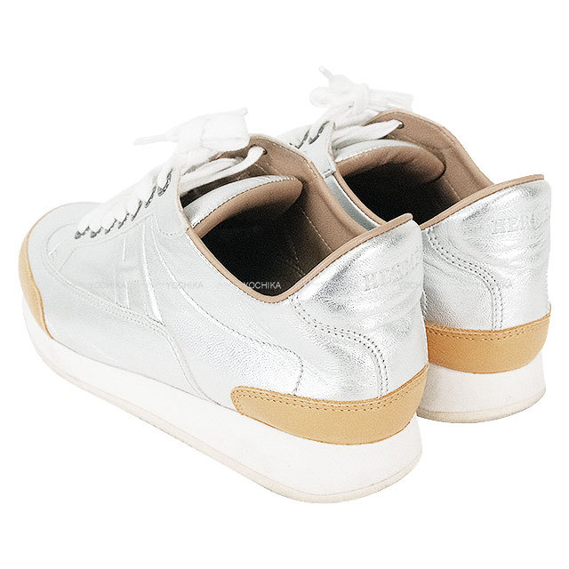 【大好評☆】HERMES メンズ スニーカー Beige 超軽量★ HERMES エルメス スニーカー クイッカー クイック ローカット