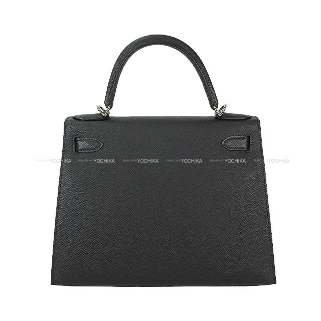HERMES エルメス ショルダーバッグ ケリー28 外縫い 黒 (ブラック