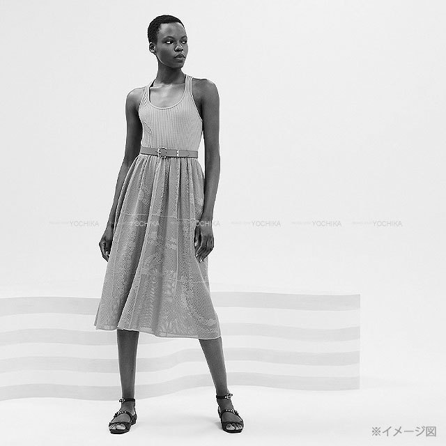 24SS HERMES エルメス　ワンピース HERMES エルメス ワンピース レディース ドレス ドロー