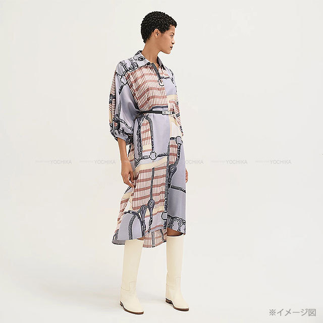 美品★HERMES★レア品★カフタン★最高級シルク★ロングワンピース 美品☆HERMES☆レア品☆カフタン☆最高級シルク☆ロング