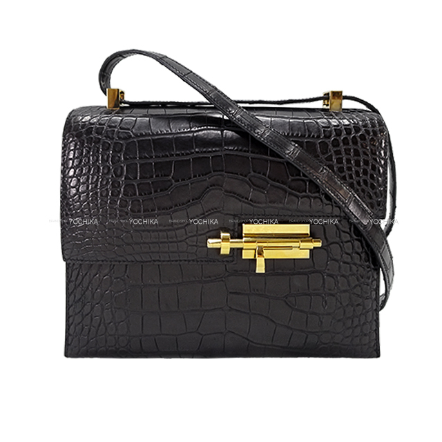HERMES エルメス ショルダーバッグ ヴェルー 23 黒 (ブラック