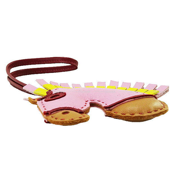 HERMES エルメス バッグチャーム ジージー カマイユ モーヴ