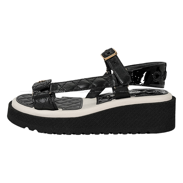 CHANEL シャネル サンダル スポーツ ロゴ ココマーク マトラッセ