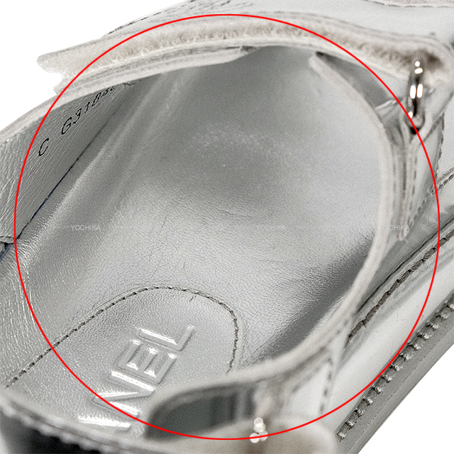 CHANEL シャネル サンダル スポーツ ココマーク ダブル シルバー