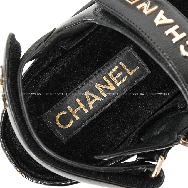 CHANEL シャネル スポーツサンダル ココマーク ゴールド金具 ブラック 2024年 春夏 新作 CHANEL シャネル サンダル トング ココマーク