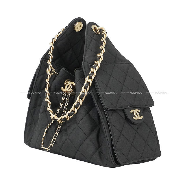 CHANEL ブラック ショルダーバッグ 中古・古着通販】CHANEL (シャネル) ダブルフラップダブル
