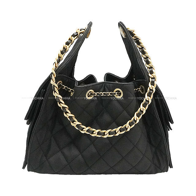 CHANEL ブラック ショルダーバッグ 中古・古着通販】CHANEL (シャネル) ダブルフラップダブル