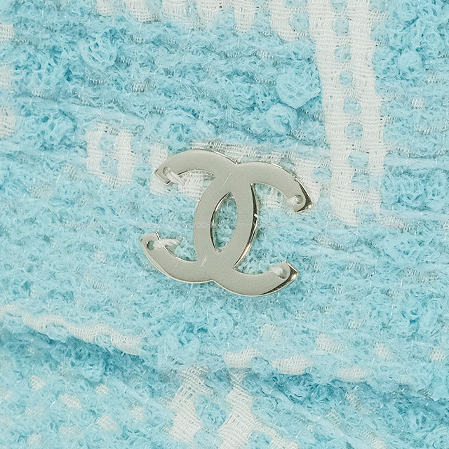 シャネル ココマーク ツイード コットン スパンコール バケットハット 帽子 CHANEL シャネル ココマーク バケットハット ツイード