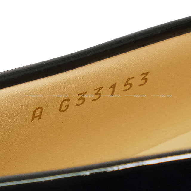 CHANEL黒エナメルローファー ゴールドロゴ 37.c 23.5 24の方向け