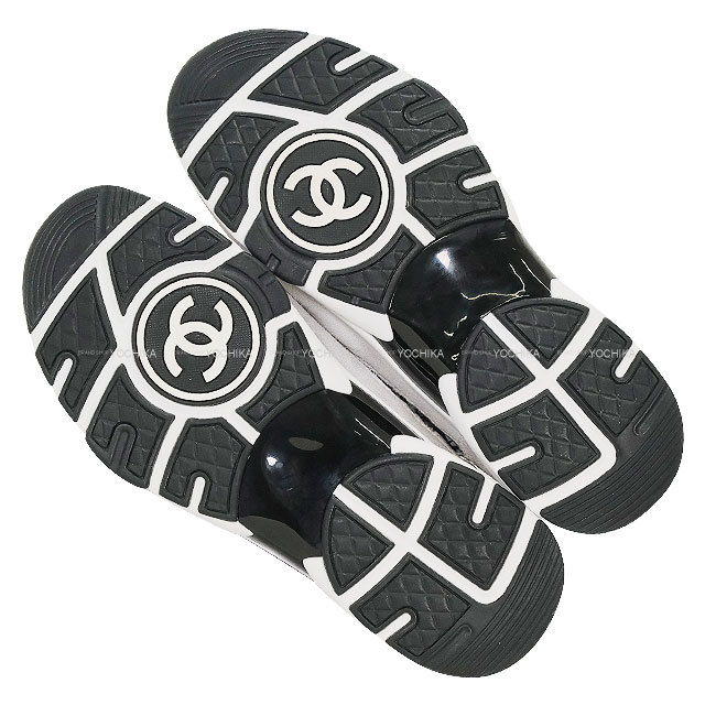 渋谷並木橋店】CHANEL シャネル スニーカー ココマーク 24P 白/ブルー  