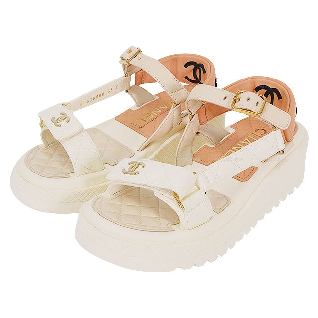 CHANEL シャネル サンダル スポーツ ココマーク マトラッセ