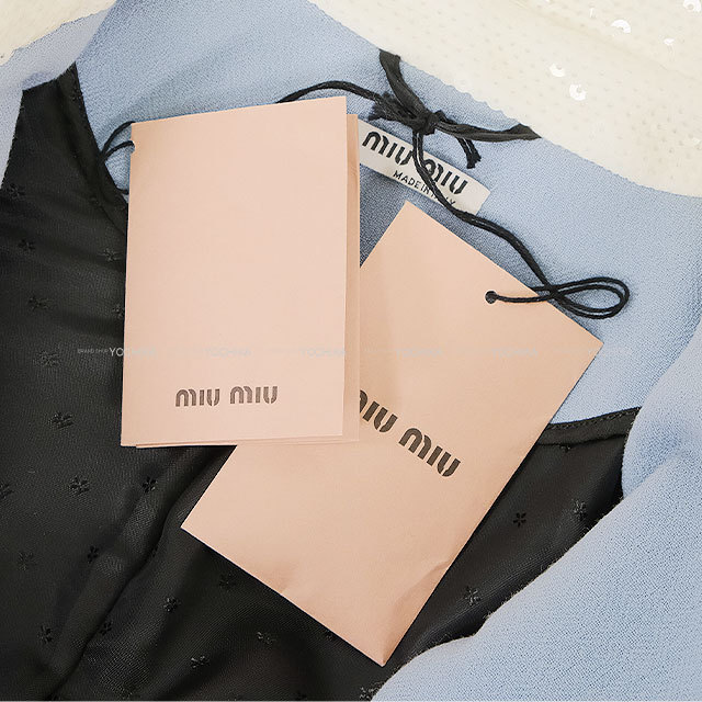 ミュウミュウコレクションライン　 コーティングコート ミュウミュウ(MIU MIU) 2024-25年秋冬ウィメンズコレクション