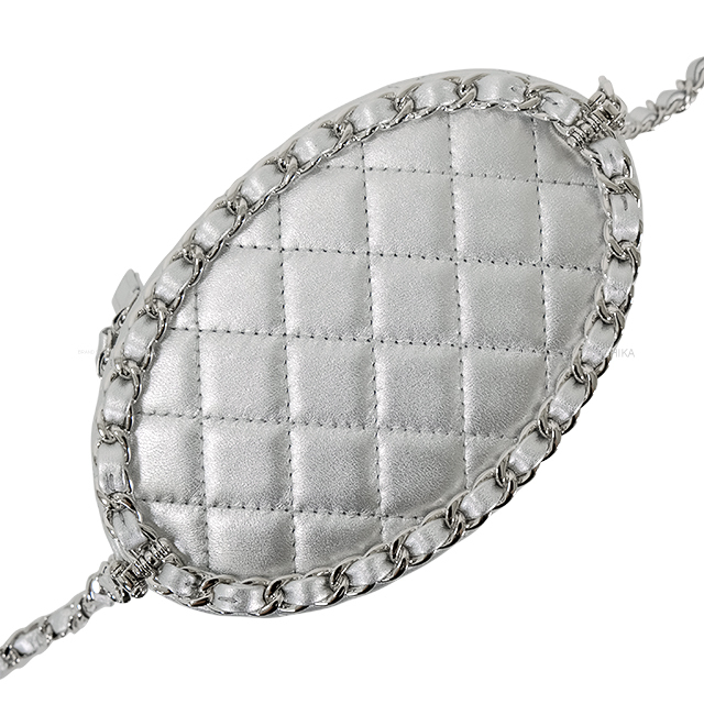 CHANEL シルバーサンダル 箱・袋付き シャネル CHANEL ココパンクキューブショルダーバッグ シルバー