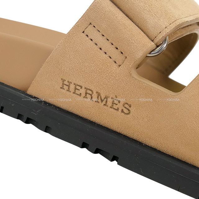 HERMÈS エルメス　ベージュ コンフォートサンダル　37 楽天市場】【HERMES】エルメス オアジス・サンダル ベージュ