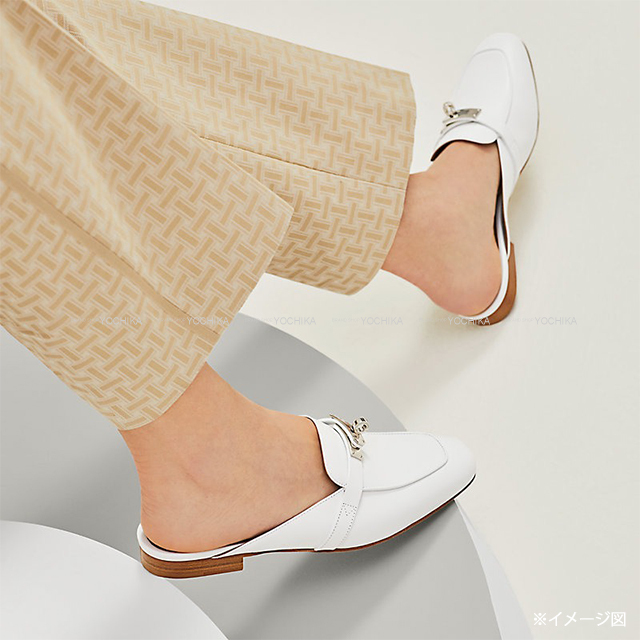 HERMES エルメス サンダル ミュール オズ ケリーバックル
