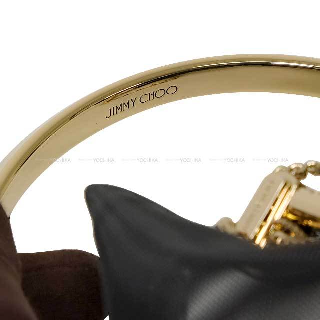 JIMMY CHOO / ジミーチュウ | 2way レザー チェーン ショルダーバッグ | ブラック/ゴールド | レディース 中古・古着通販】JIMMY CHOO (ジミーチュウ) チェーンショルダーバッグ