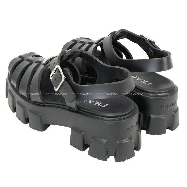 渋谷並木橋店】2022年春夏 PRADA プラダ サンダル モノリス ラバー