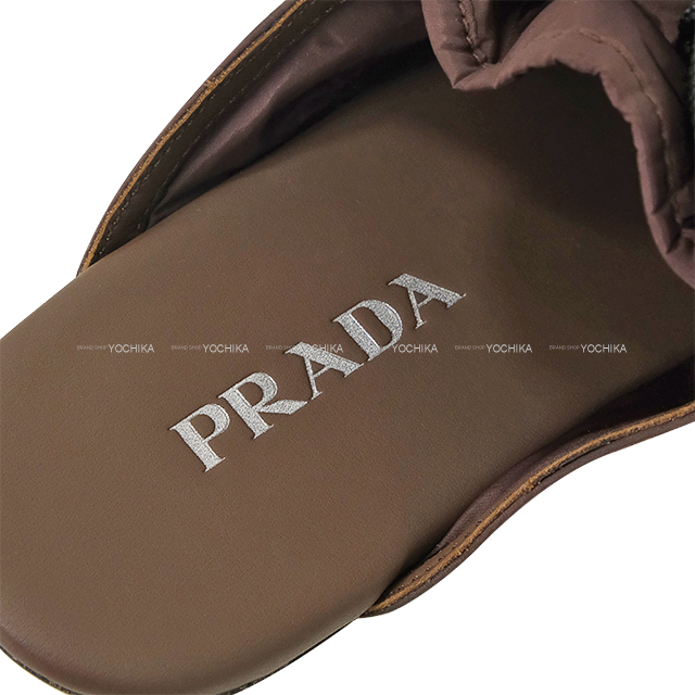 PRADA プラダ サンダル コプラス レースアップ ミュール Re
