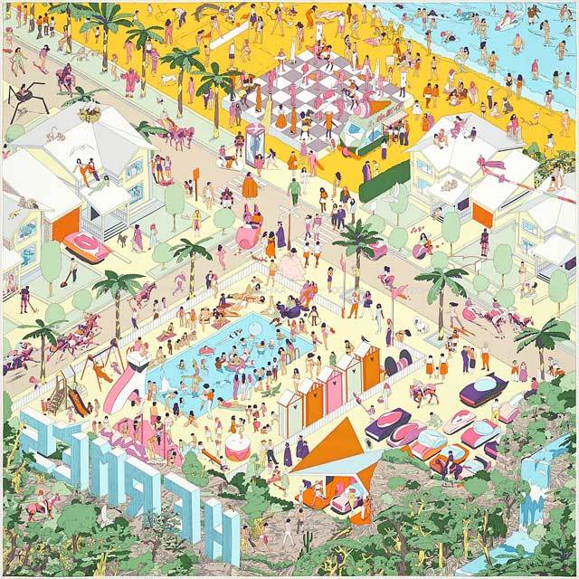 2022年 HERMES エルメス スカーフ カレ90 エルメスオンザビーチ