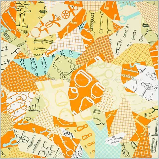 2023年春夏 HERMES エルメス スカーフ カレ70 レプティパピエ