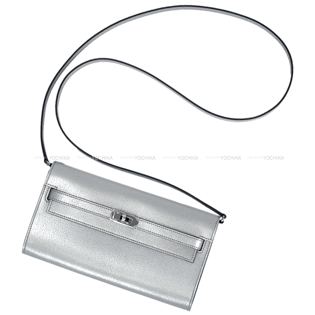 HERMES エルメス 長財布 ケリーウォレット ロング トゥーゴー メタリゼ 