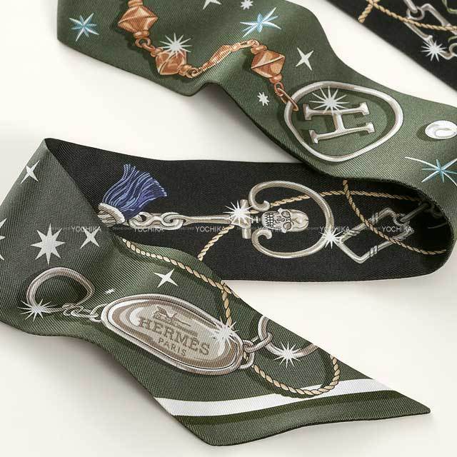 【美品】HERMES エルメス　ツイリー HERMES エルメス ツイリー スカーフ シルク レディース ブランド