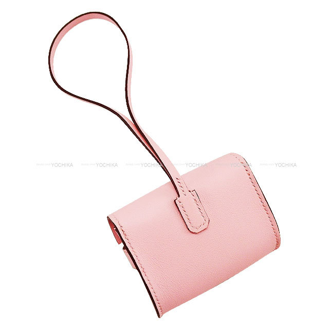 HERMES エルメス バッグチャーム ケリーフェスティバル ローズ