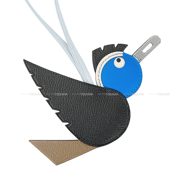 エルメス　バーディチャーム　B刻印（2023年）鳥　birdy バーディ チャーム エトゥープ ノワール ビスキュイ[] Birdy