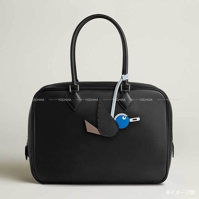 HERMES エルメス バッグチャーム バーディ 鳥 黒/エトープ
