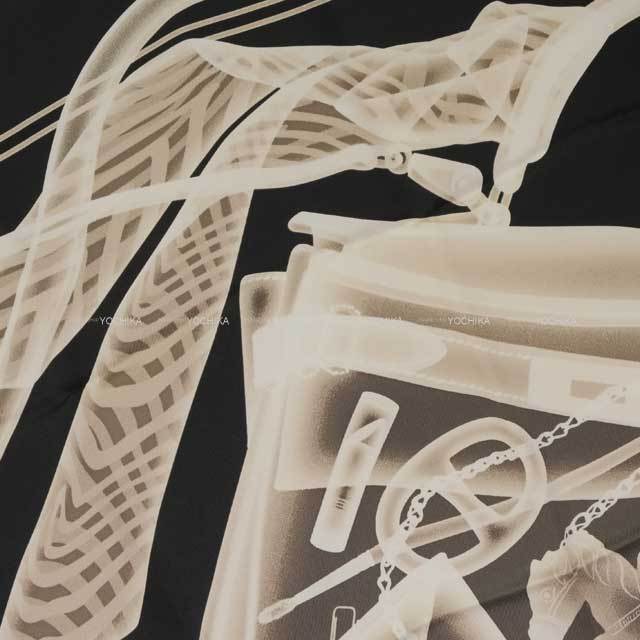 HERMES　カレ70　PLEASE CHECK-IN HERMES エルメス スカーフ カレ70 『PLEASE CHECK-IN(プリーズ