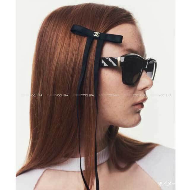 2025年春夏 CHANEL シャネル バレッタ ヘアピン ココマーク 黒