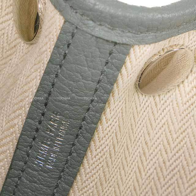 HERMES エルメス ハンドバッグ ネオ ガーデンパーティ 23 ヴェール