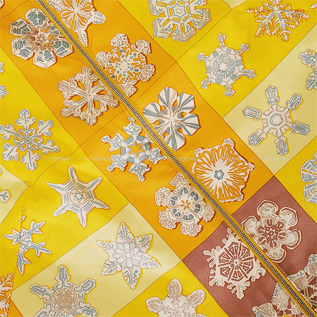 HERMES エルメス ベスト ヴィンテージ ポケット中綿 ジップ 冬の火 雪