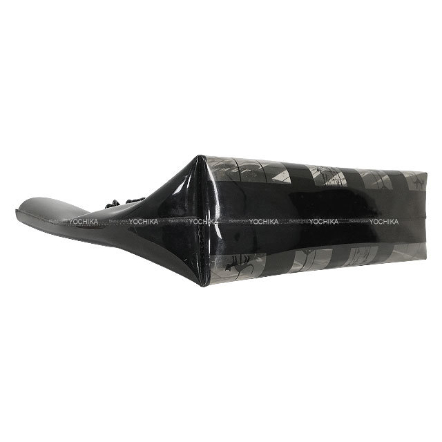 渋谷並木橋店】CHANEL シャネル トートバッグ ウィンドウズライン 黒