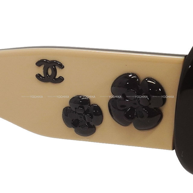 CHANEL サングラス カメリア 5113 ベージュ ブラック ココマーク CHANEL シャネル サングラス カメリア ココマーク 黒 (ブラック
