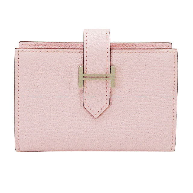 HERMES エルメス 二つ折り財布 ベアン ミニ コインケース付き 名刺