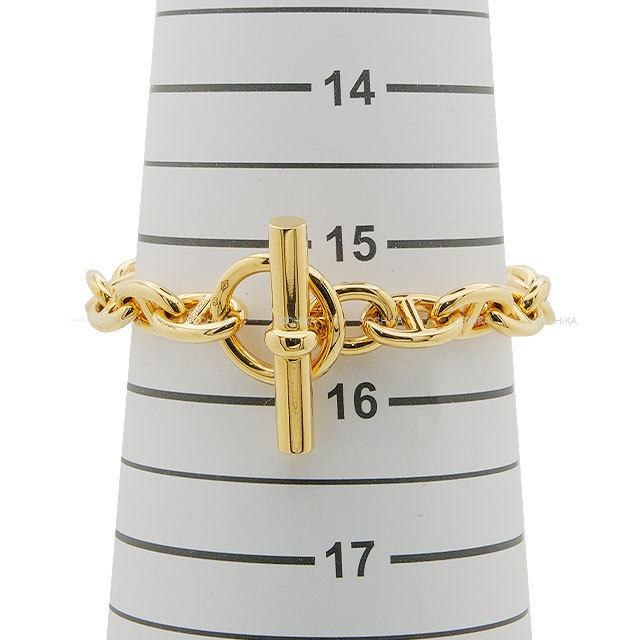 HERMES シェーヌダンクル　ブレスレット　PM 18コマ　新品未使用 HERMES - エルメス ブレスレット シェーヌダンクル 18コマ PM