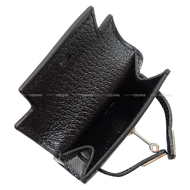 HERMES エルメス バッグチャーム ケリートゥイリー 黒 (ブラック HERMES エルメス バッグチャーム ケリートゥイリー 黒 (ブラック