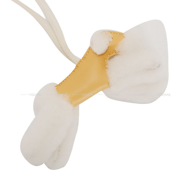 HERMES エルメス バッグチャーム バディ 犬 パイユ/クレ/ナチュラル