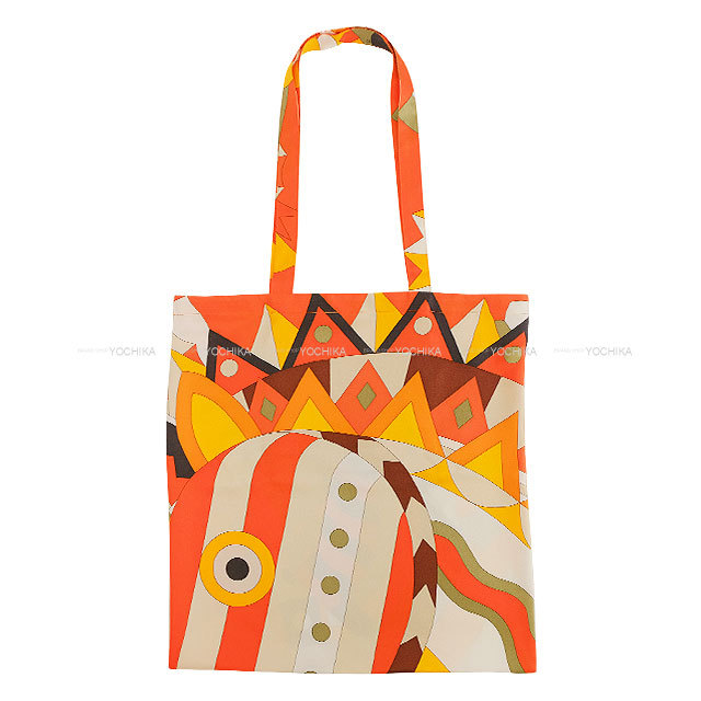 HERMÈS TWILLY POCKETS エクリュ/オレンジ　新品未使用 HERMES エルメス トートバッグ プティアッシュ シュヴァル・ドゥ
