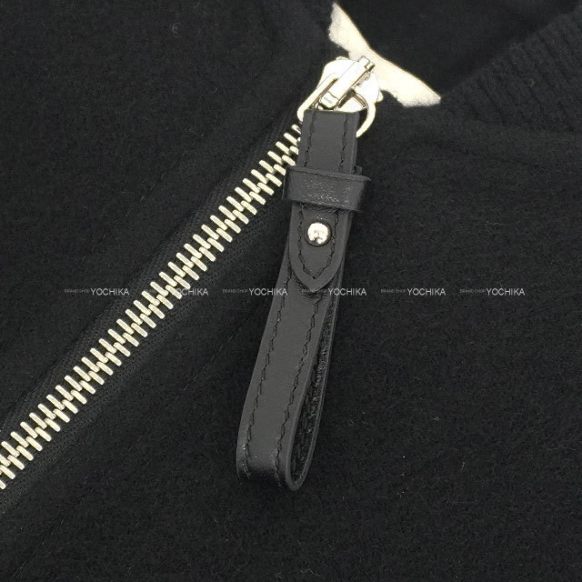 HERMES エルメス ブルゾン ジャケット ダブルフェイス 黒 (ブラック