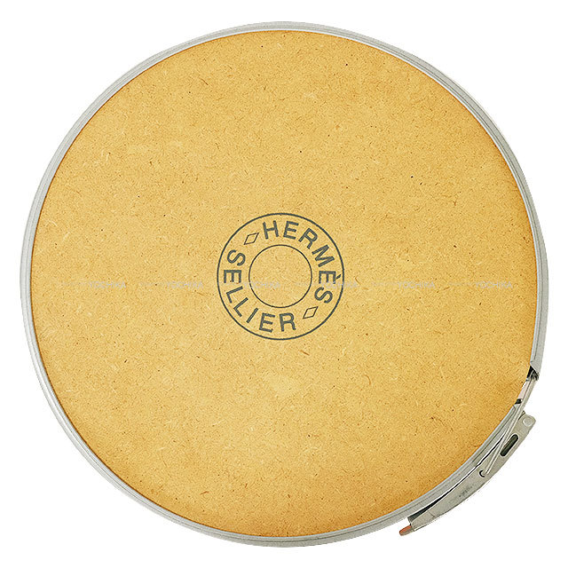 HERMES エルメス 家具 サドルボックス 30cm 缶 馬具入れ フーオレンジ