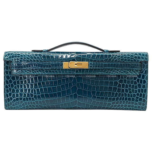 HERMES エルメス ハンドバッグ ケリーカット ヴェールボスフォール