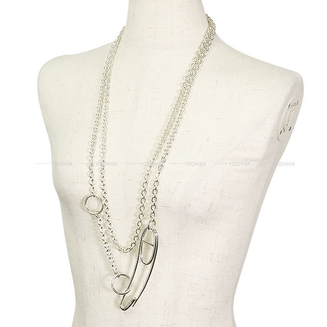 HERMES エルメス ネックレス シェーヌダンクル パンク ロング