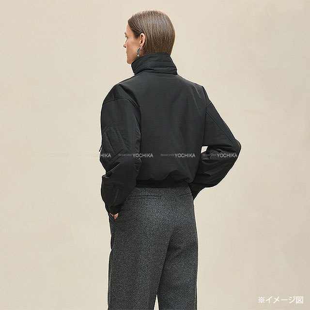 渋谷並木橋店】HERMES エルメス ブルゾン クルードセル カルトゥッシュ