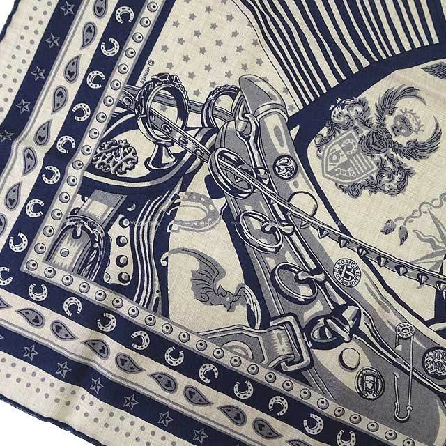 HERMES エルメス スカーフ カレ カレH65 シュヴァル パンク