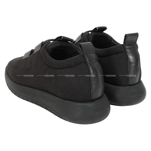 HERMES エルメス スニーカー レディース チーム トレイル 黒